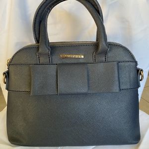 Rampage Navy Blue Bow Convertible Handbag